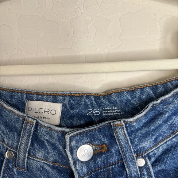 Pilcro Wide Leg Cuff Jeans - Picture 2 of 8